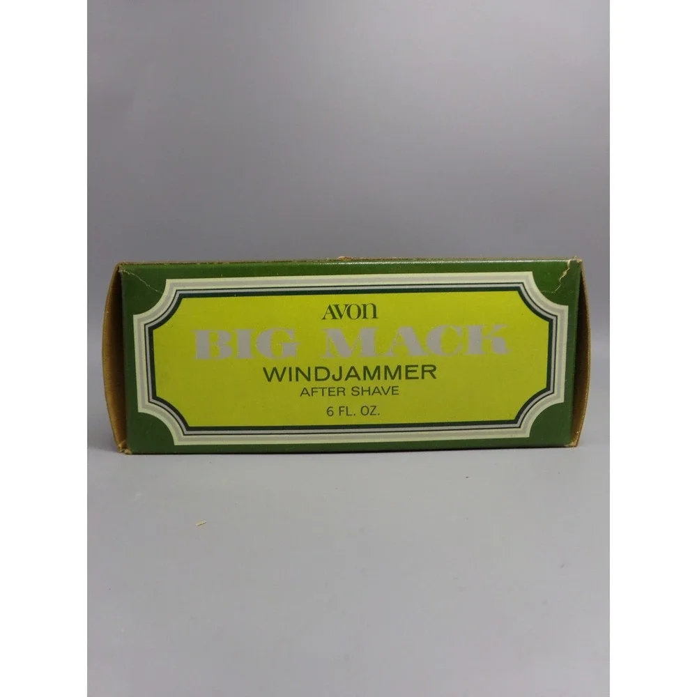 Vintage Avon Big Mack Windjammer After Shave 6 fl oz Collectible‎ Box Truck